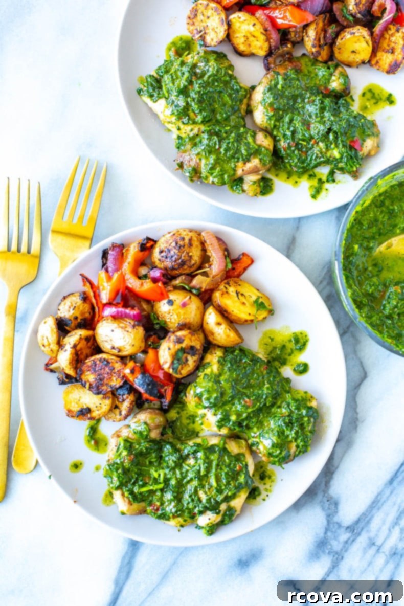 Zesty Baked Chimichurri Chicken 2 Chimichurri Chicken
