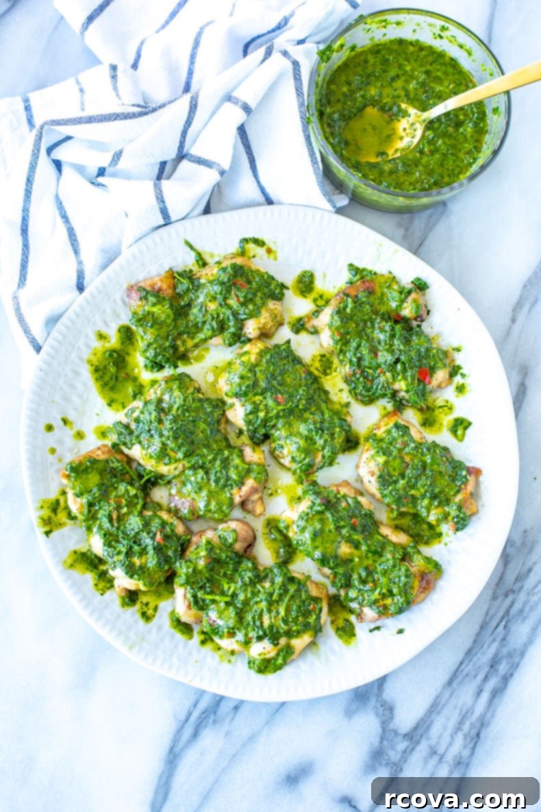 Zesty Baked Chimichurri Chicken 7 Chimichurri Chicken