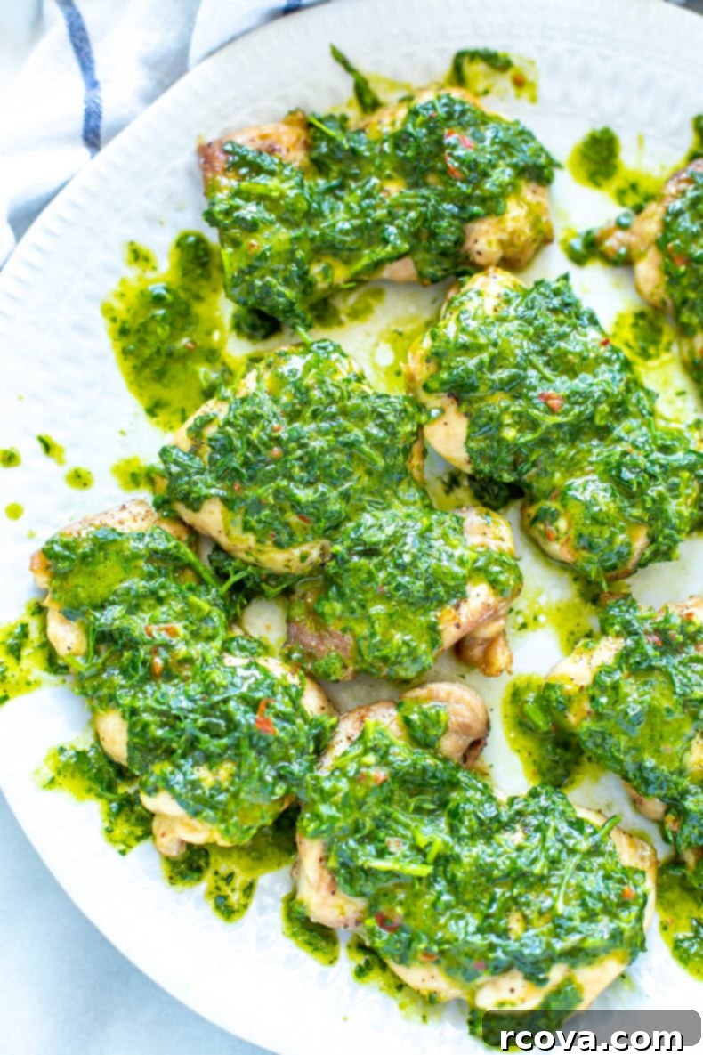 Zesty Baked Chimichurri Chicken 9 Chimichurri Chicken
