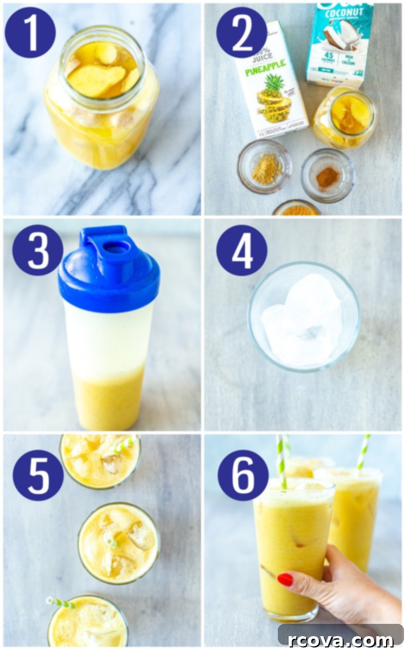 Iced Golden Ginger Latte 5 Iced Golden Ginger Drink