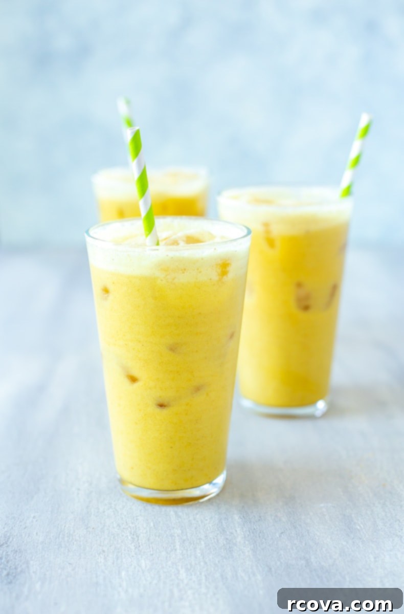Iced Golden Ginger Latte 6 Iced Golden Ginger Drink