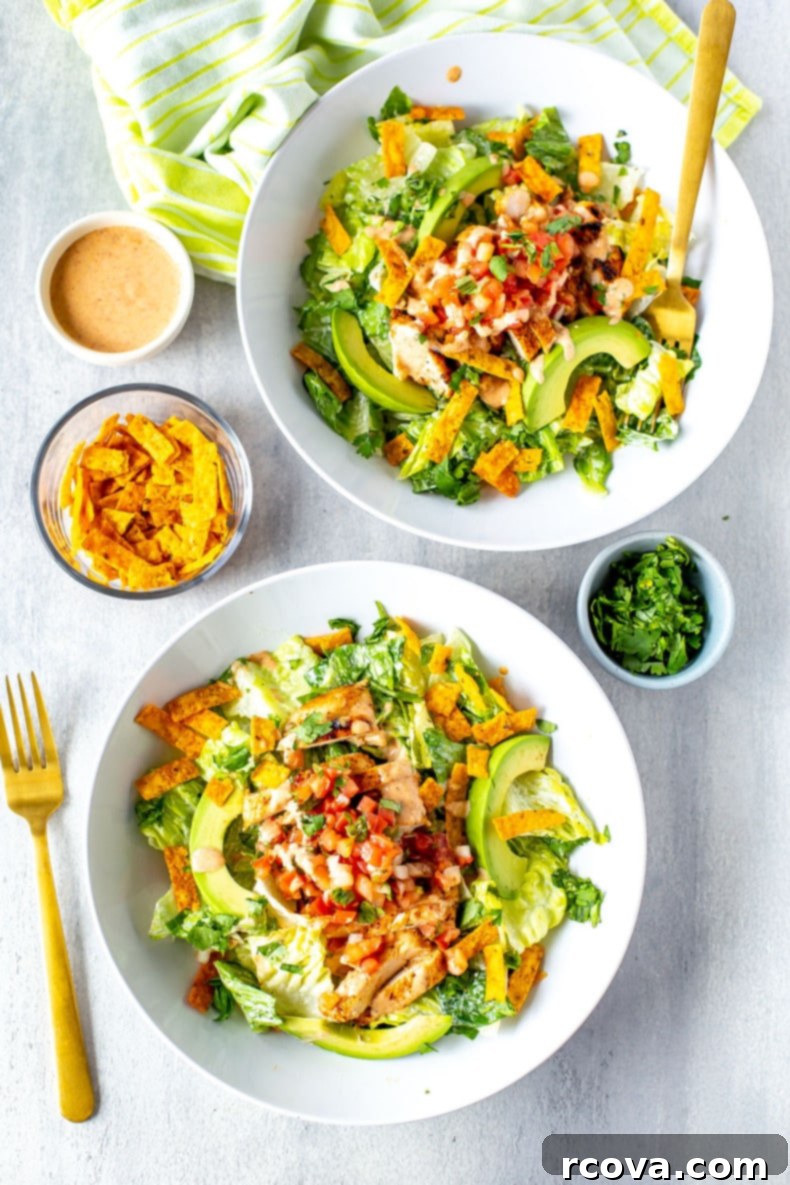 Fiery Mesa Chicken Salad 2 Chili's Santa Fe Chicken Salad