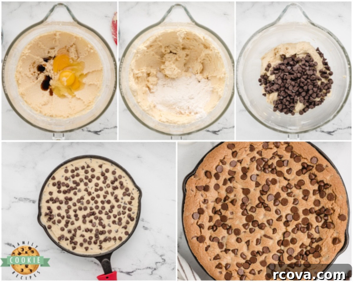 Cast Iron Cookie Indulgence 4 how to make a cast iron skillet cookie