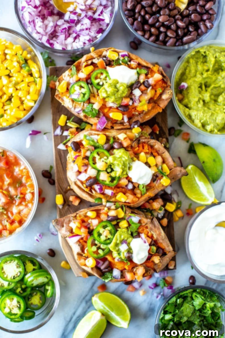 Hearty Black Bean Sweet Potato Boats 2 Black Bean Stuffed Sweet Potatoes