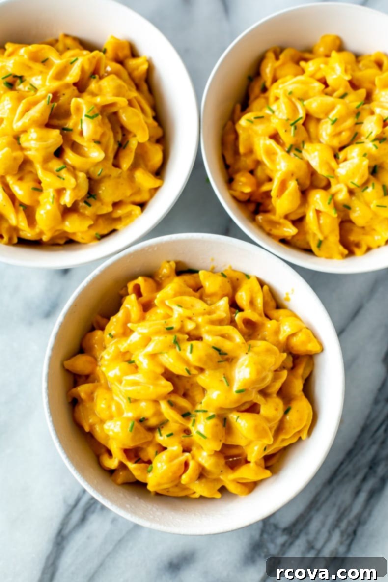 Velvety Pumpkin Mac and Cheese 2 The creamiest pumpkin mac and cheese recipe for fall and holidays