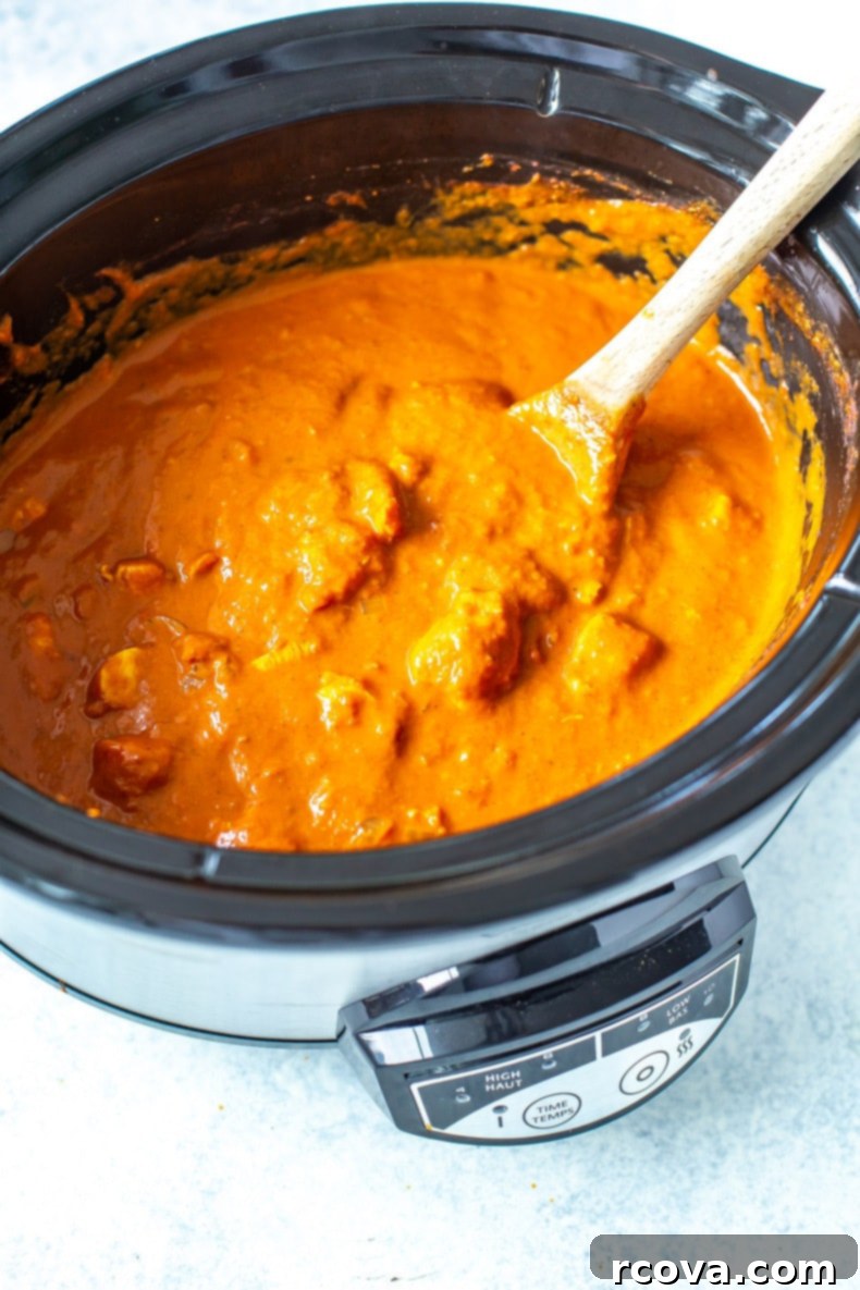 Creamy Slow Cooker Butter Chicken 6 Slow Cooker Butter Chicken