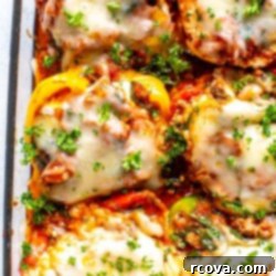 Low Carb Lasagna Pepper Boats 9 Lasagna Stuffed Peppers