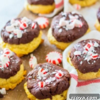 Festive Peppermint Fudge Sugar Cookies 7 Peppermint Fudge Sugar Cookie recipe