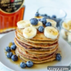 Wholesome 5-Ingredient Gluten-Free Banana Oat Pancakes 11 Banana Oat Pancakes