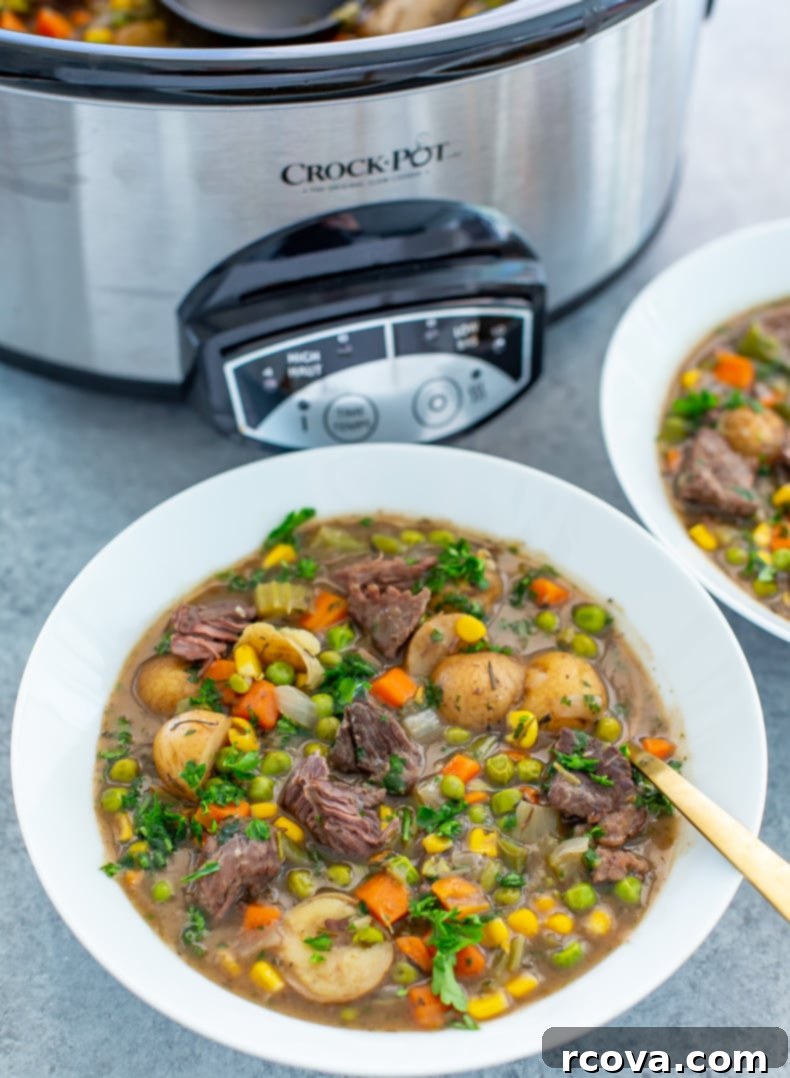 Ultimate Slow Cooker Beef Stew 2 Crockpot Beef Stew - Delicious and Tender