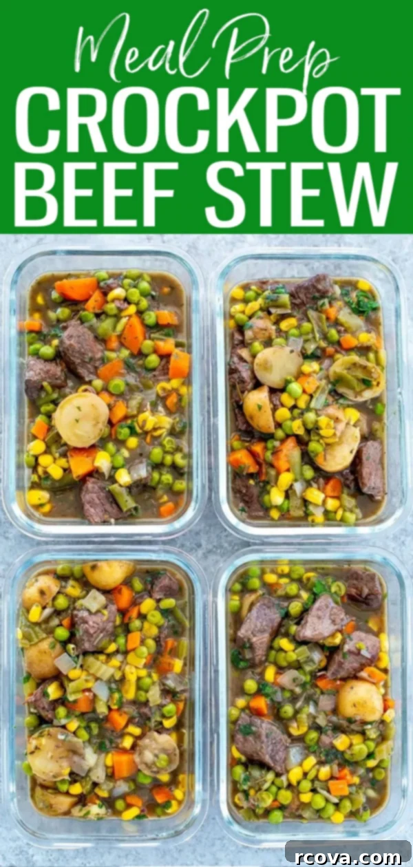 Ultimate Slow Cooker Beef Stew 11 This Slow Cooker Beef Stew is super flavorful with fall-apart tender meat. It’s the ultimate comfort food for fall and winter! #crockpot #beefstew