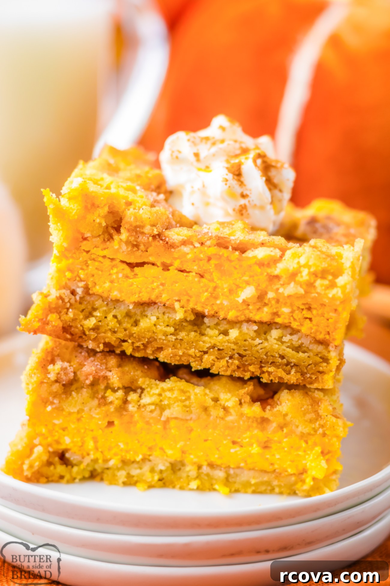 Spiced Pumpkin Cheesecake Snickerdoodle Bars 2 pumpkin cheesecake snickerdoodle bars