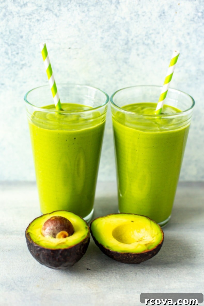 Velvet Avocado Dream 7 Creamy Avocado Smoothie