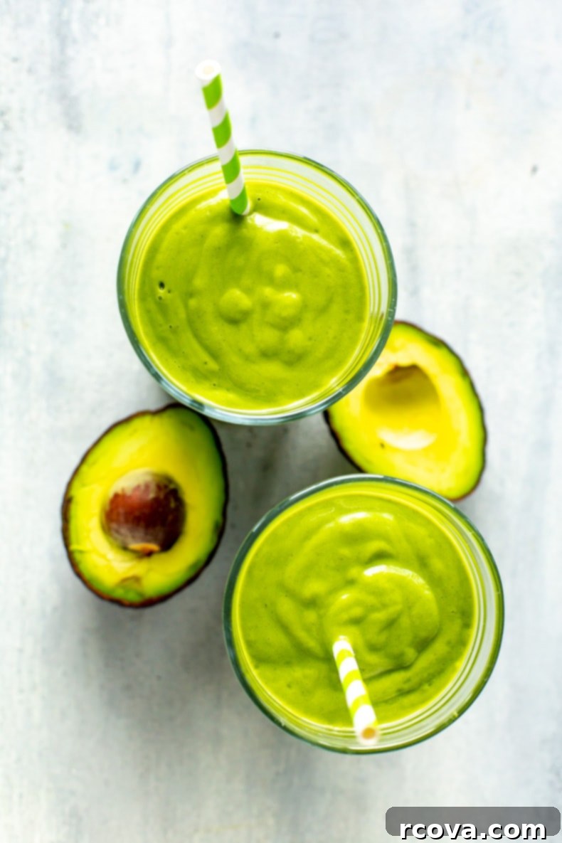 Velvet Avocado Dream 9 Creamy Avocado Smoothie