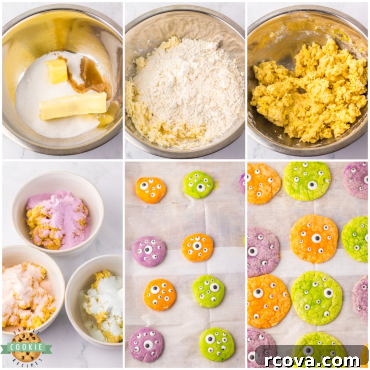 Monstrous Jello Gems 4 How to make monster Jello cookies for Halloween