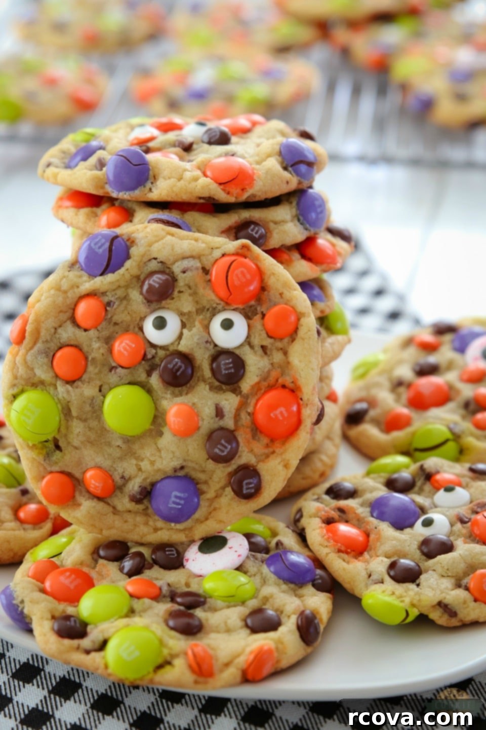 Monster Mash M&M Cookies 5 Easy M&M Candy Halloween Cookies recipe