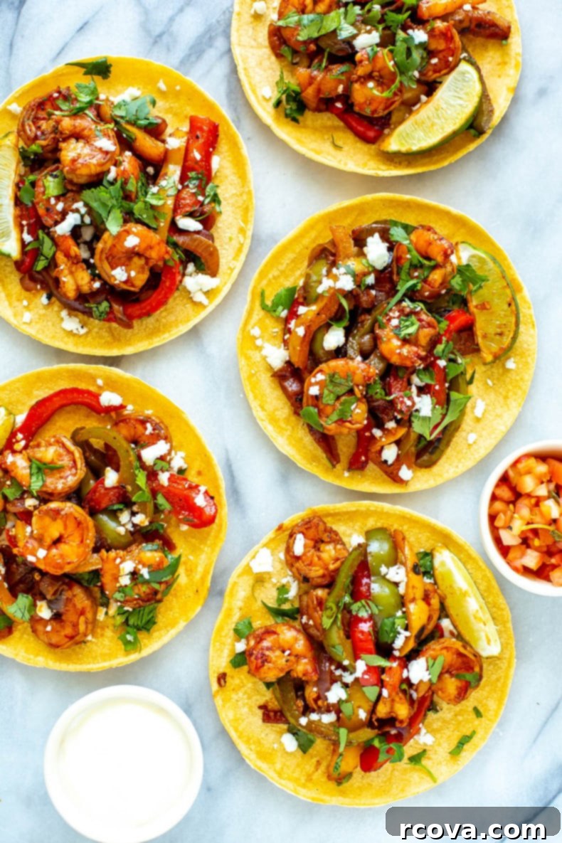 One-Pan Shrimp Fajitas 9 Skillet Shrimp Fajitas