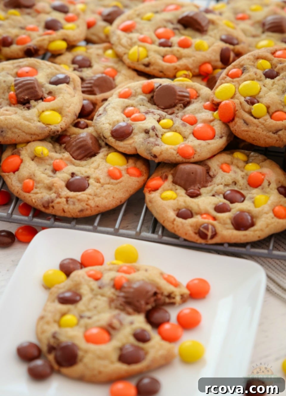 Decadent Reeses Cookies 6 Loaded Reeses Cookies recipe