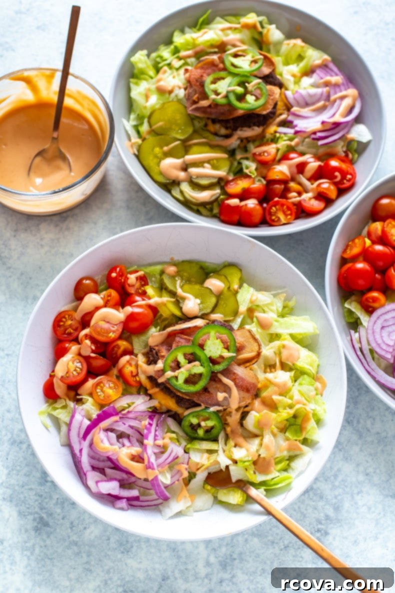 Five Guys Inspired Keto Burger Bowl 6 Low Carb Burger in a Bowl