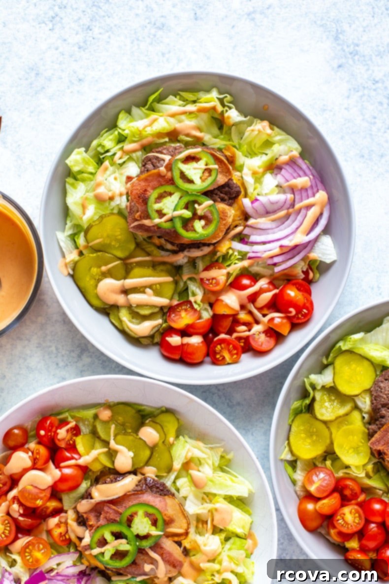 Five Guys Inspired Keto Burger Bowl 8 Low Carb Burger in a Bowl