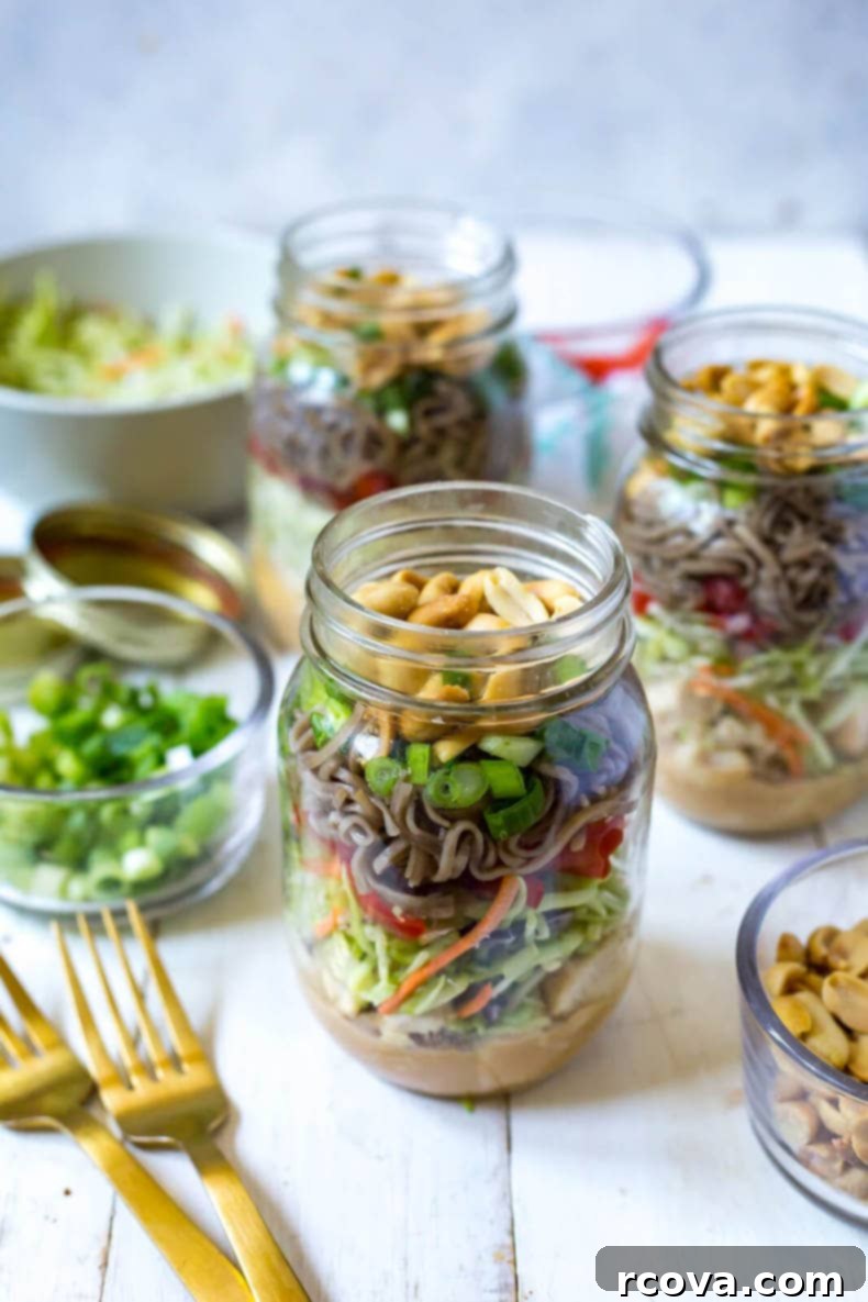 Over 25 Delicious No-Cook Recipes for Summer 26 Thai Chicken Soba Noodle Salad Jars