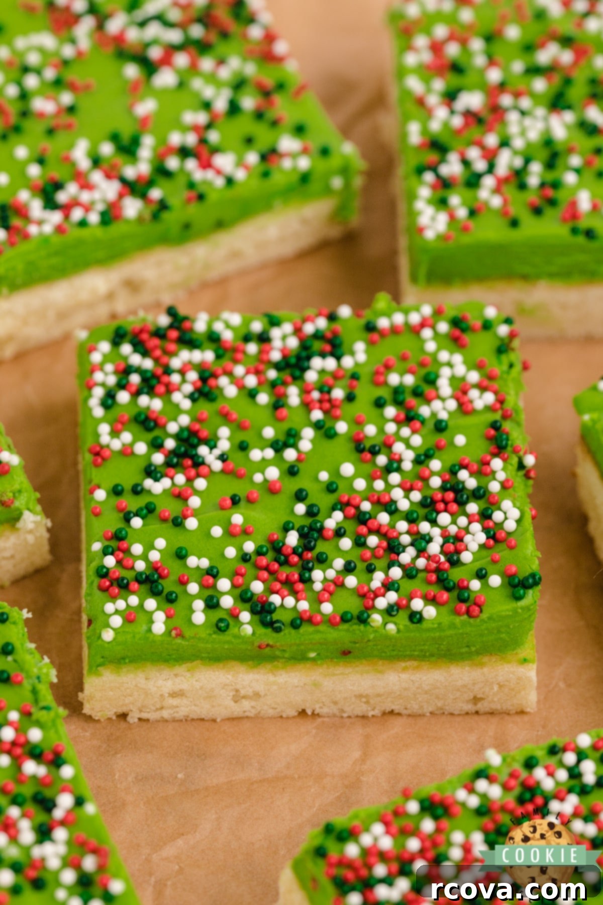 Holiday Sugar Cookie Bars 11 Thick, soft and chewy sugar cookie bar recipe