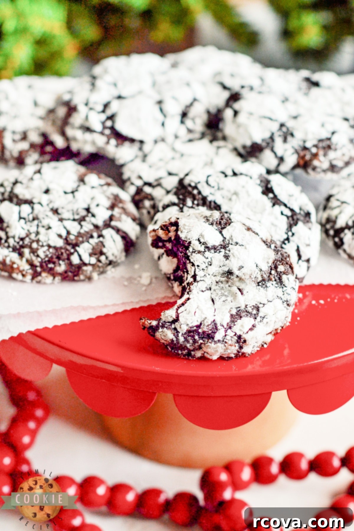 Decadent Raspberry Chocolate Crinkle Cookies 4 Raspberry Chocolate Crinkle Cookies are soft, chewy, and full of flavor. Adding raspberry preserves gives this classic chocolate crinkle cookie recipe a delicious twist!