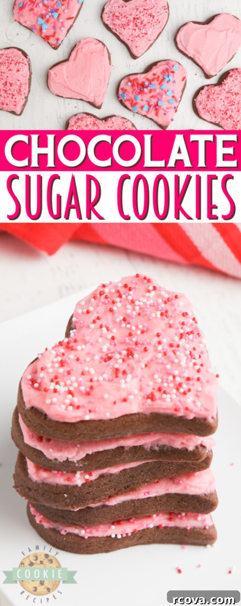 Irresistible Chocolate Sugar Cookies 10 A festive spread of chocolate sugar cookies, perfect for any celebration.
