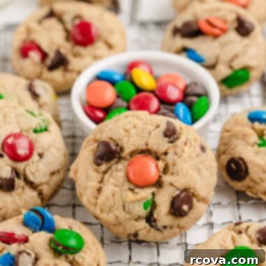 Easy 5-Ingredient Monster Cookies 10 Delicious 5-Ingredient Monster Cookies, a simple and quick recipe.