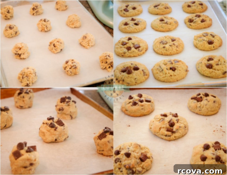Trailblazer Bites 6 Second collage showing baking steps for Ranger Cookies
