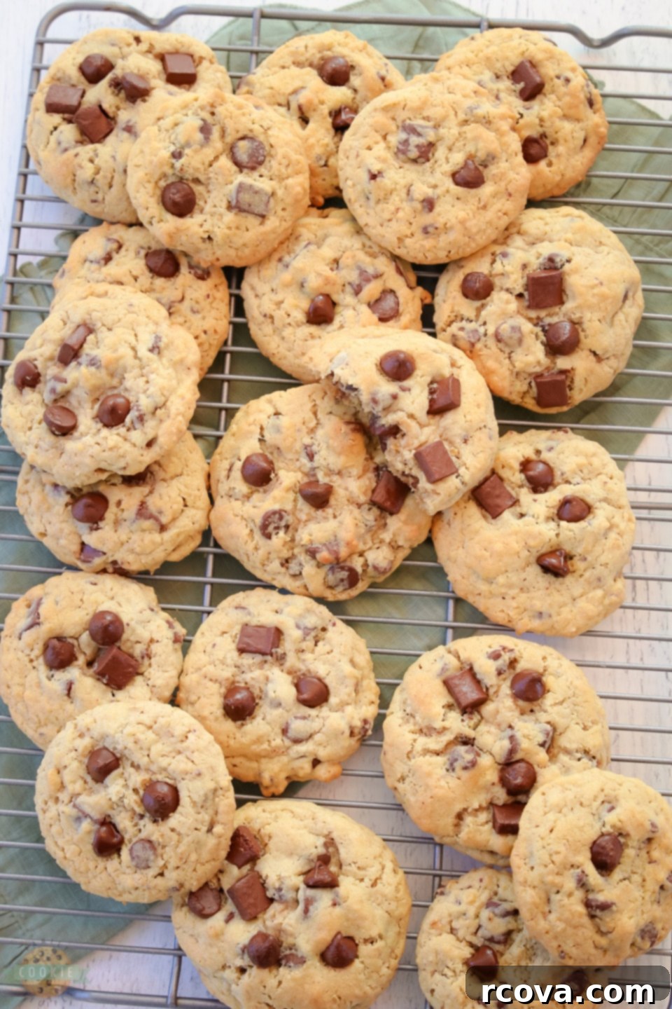 Trailblazer Bites 8 Freshly baked Ranger Cookies on a baking sheet
