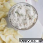 Creamy Greek Yogurt French Onion Dip 5 french onion dip with greek yogurt