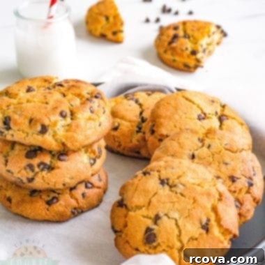 Giant Chocolate Chip Cookies 5 Big Soft Chocolate Chip Cookie recipe