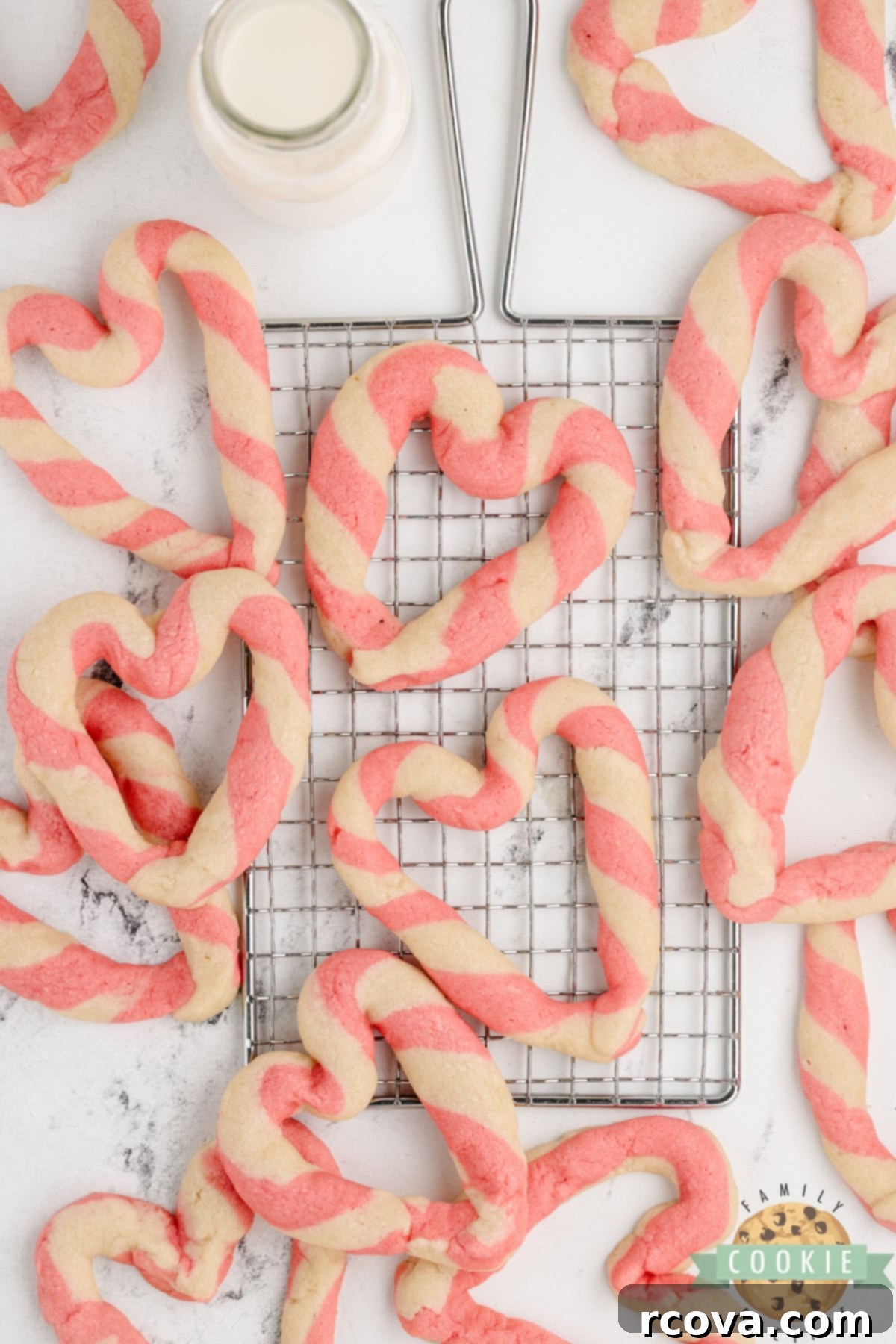 Braided Love Cookies 3 Heart shaped cookies.