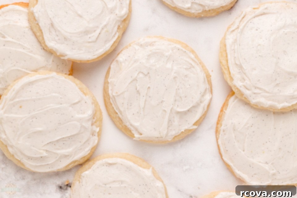 Vanilla Dream Clouds 9 More Vanilla Meltaway Cookies arranged beautifully