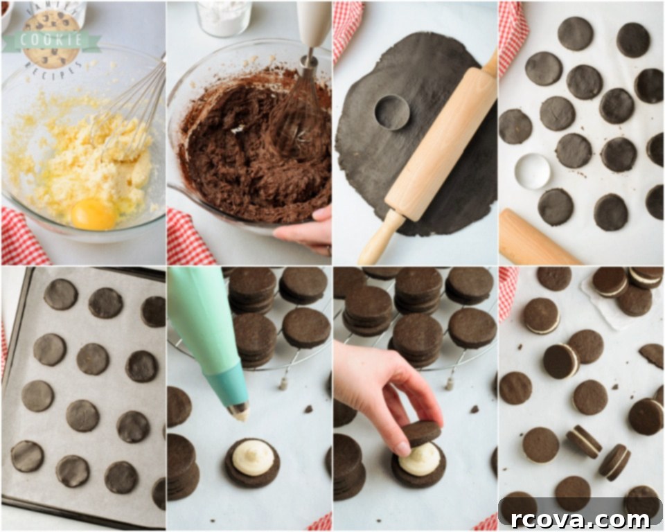 DIY Oreo Delights 4 How to make Homemade OREO Cookies