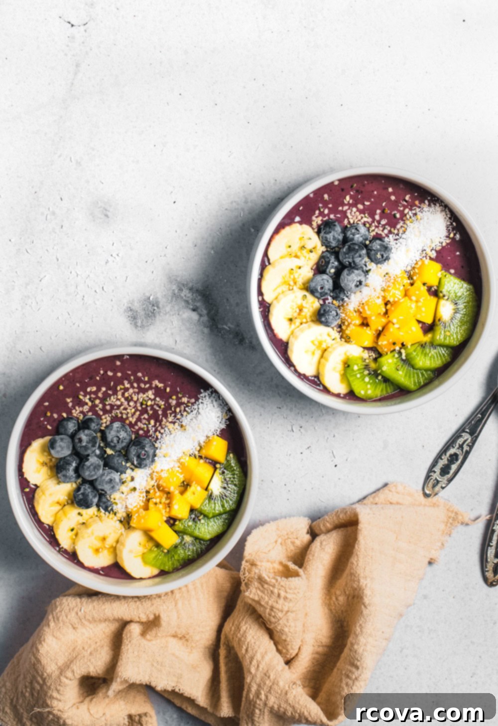 Your Ultimate Guide to Perfect Acai Bowls 2 Easiest Healthy Acai Bowl Recipe - a vibrant purple acai bowl with fresh fruit toppings