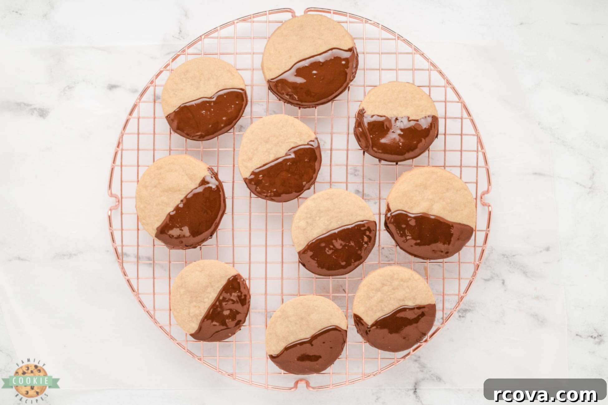 Caramelized Brown Sugar Shortbread 3 Freshly baked brown sugar shortbread cookies cooling on a wire rack, showing their golden brown edges.
