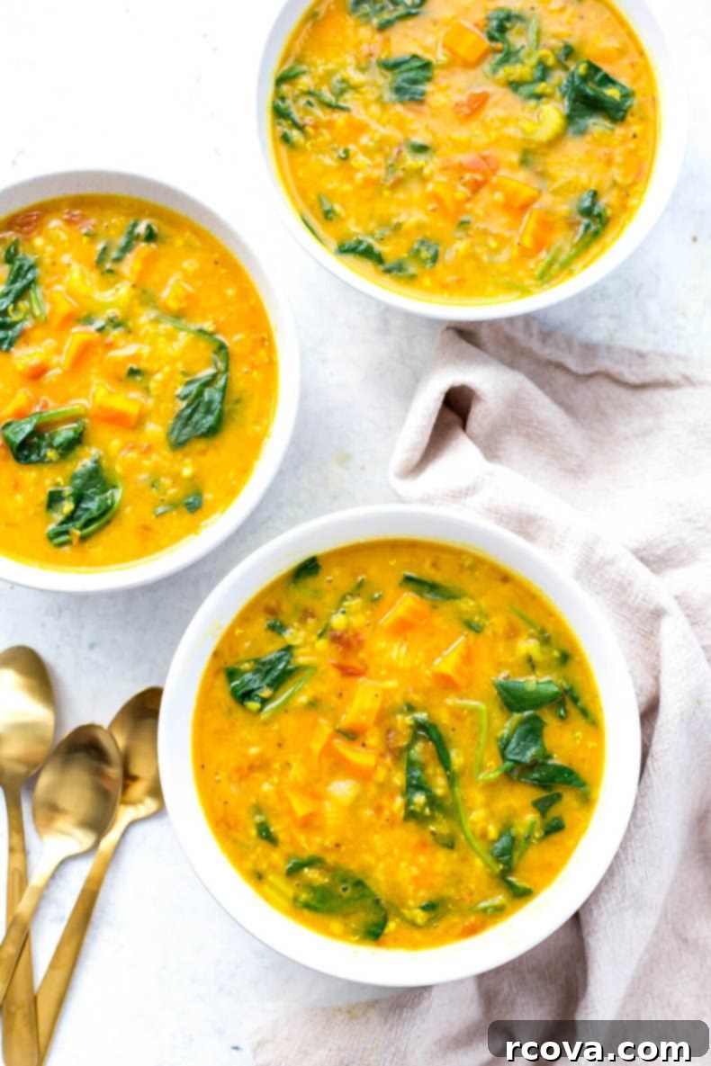35+ Easy & Healthy 30-Minute Dinners 37 Instant Pot Golden Turmeric Lentil Soup