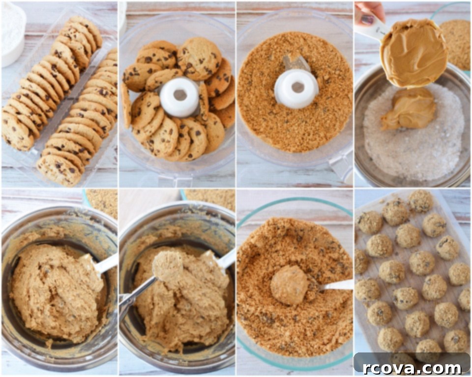 Peanut Butter Cookie Poppers 4 How to Make No Bake Peanut Butter Cookie Bites