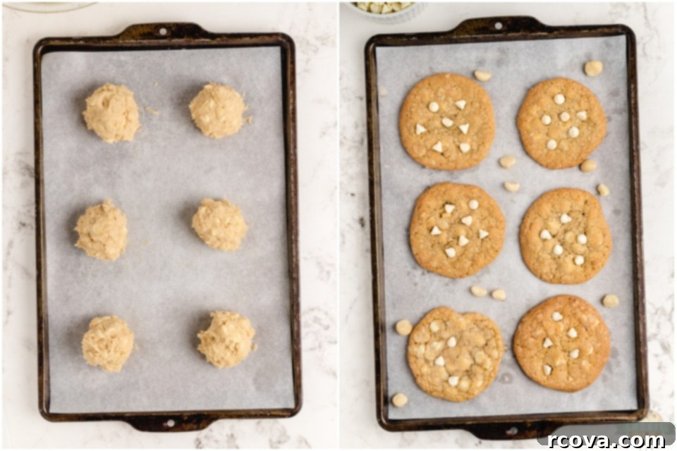 White Chocolate Macadamia Nut Indulgence 5 How to make White Chocolate Macadamia Nut Cookies step by step