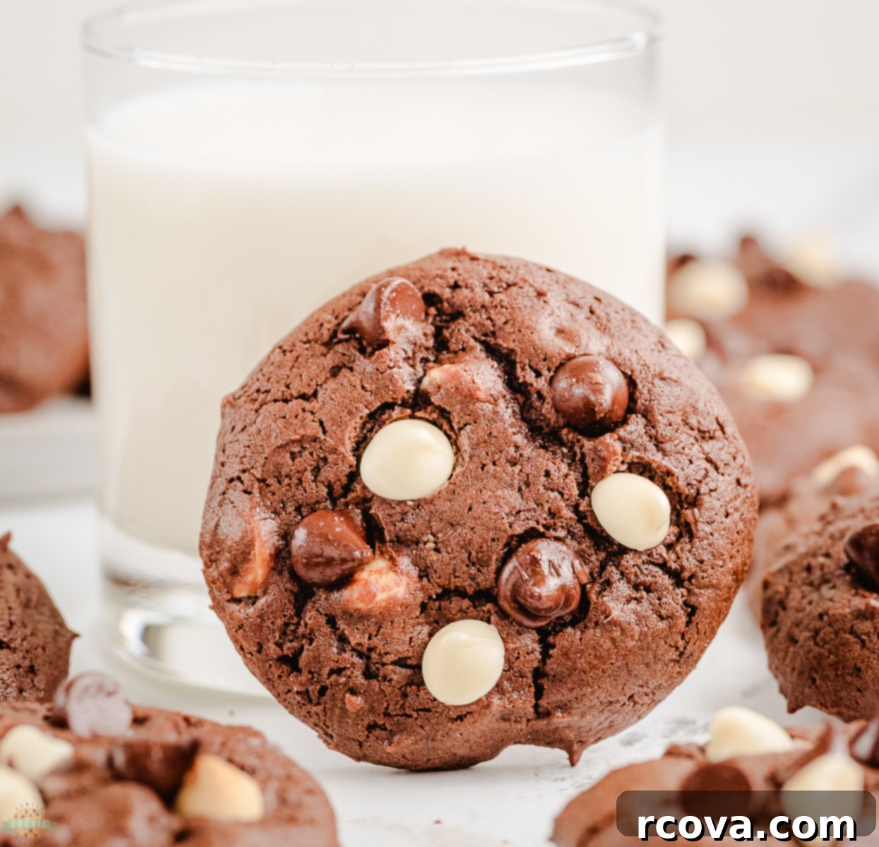 Ultra-Moist Sour Cream Chocolate Chip Cookies 2 sour cream chocolate cookie with milk