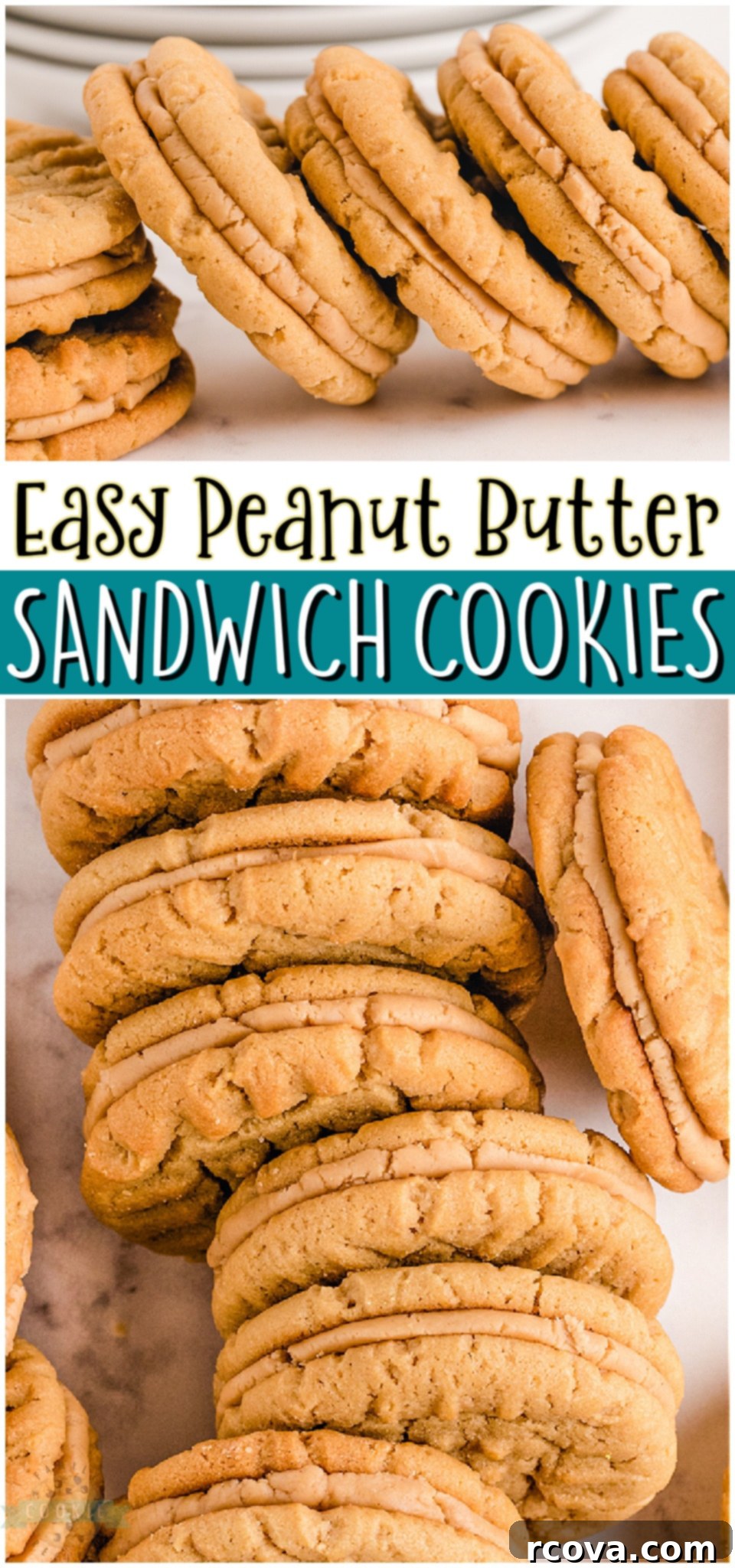 Peanut Butter Sandwich Cookies: A Crispy Twist 10 Easy Homemade Peanut Butter Sandwich Cookies recipe with creamy filling. Perfect chewy peanut butter cookie sandwiches for all peanut butter lovers!