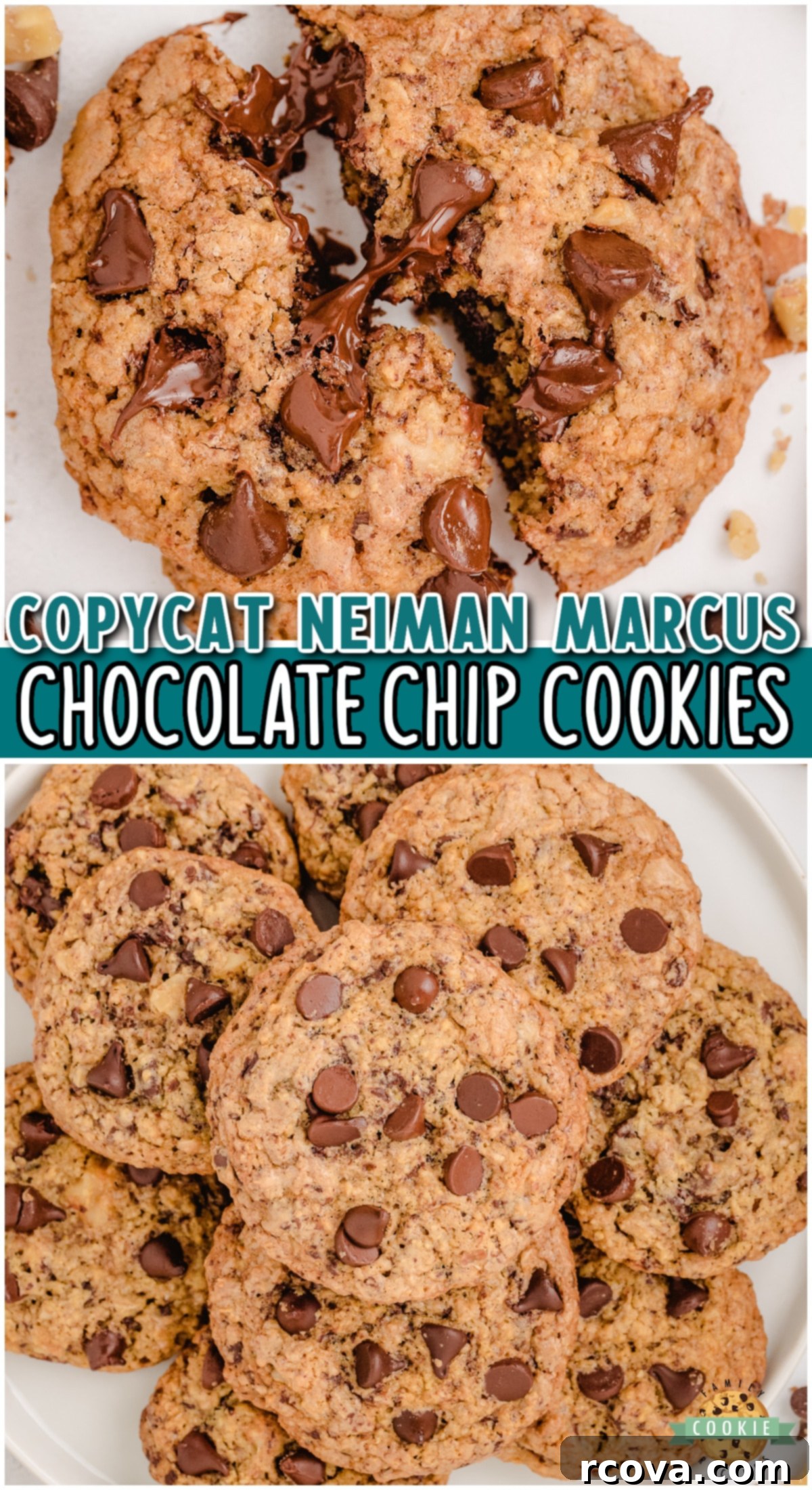 The Ultimate Neiman Marcus Cookie Recipe 7 "Better Than" Neiman Marcus Cookies are fabulous oatmeal chocolate chip cookies made with grated chocolate! Thick & chewy oatmeal cookie recipe with great chocolate flavor that everyone loves! And bonus--the recipe is FREE!