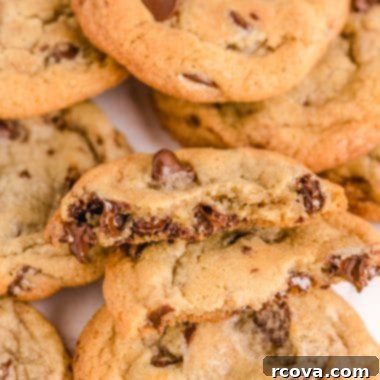 The Perfect Chocolate Chip Cookie: Nestle Toll House 8 A plate of golden brown Nestle Toll House Chocolate Chip Cookies