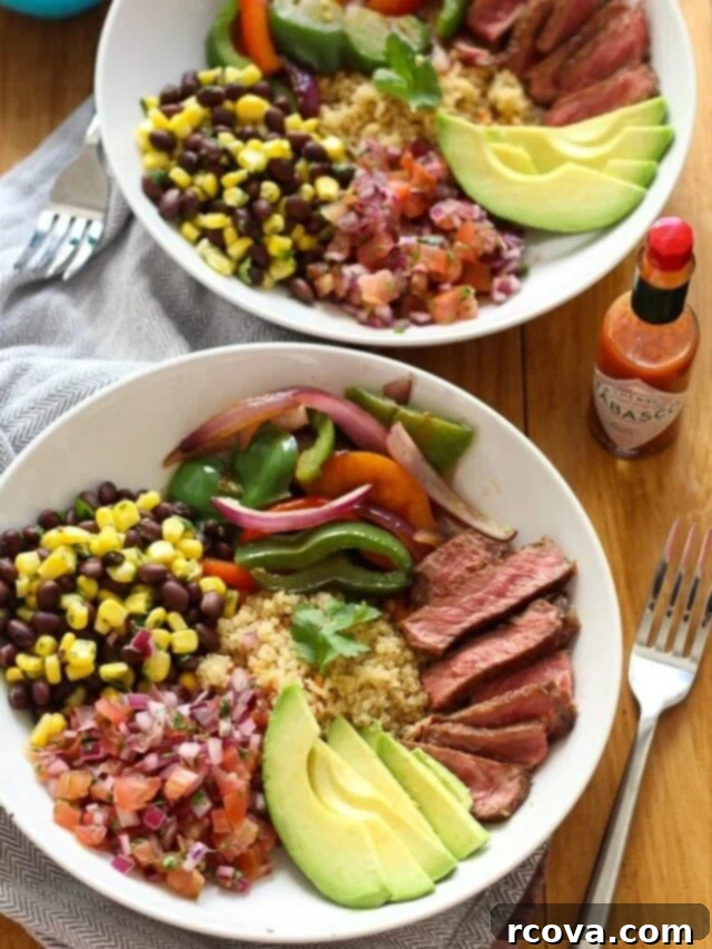 Leftover Steak Magic 18 Ways 9 Steak and Quinoa Burrito Bowls