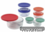 Smart Food Storage: Keeping Your Produce Fresh with the Right Containers 4 Clear glass bowls with matching airtight lids, ideal for meal prepping and food storage.