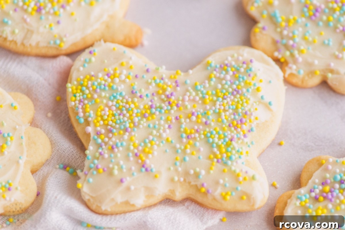 Classic Butter Sugar Cookies 12 An array of delicious butter sugar cookies.