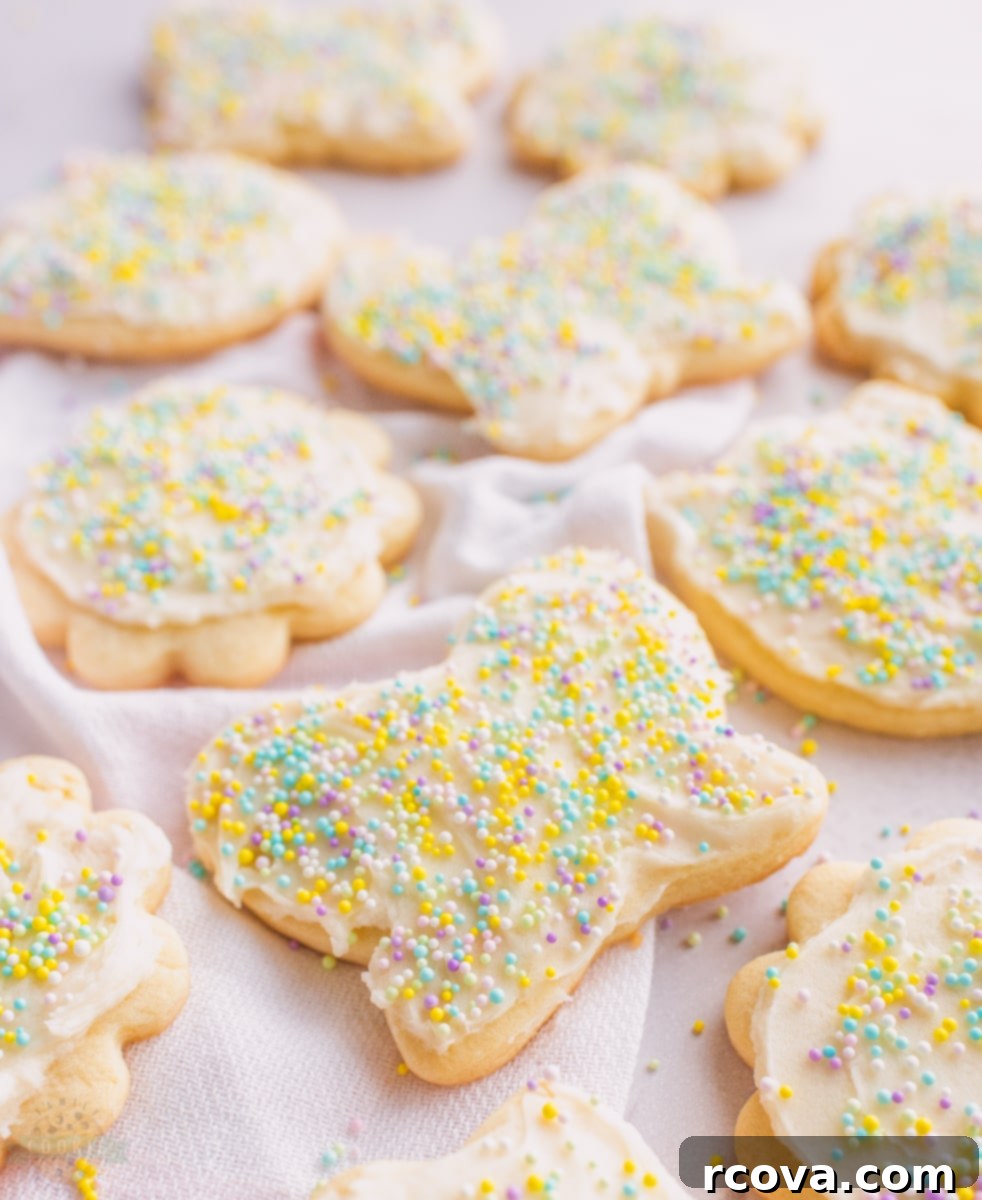 Classic Butter Sugar Cookies 4 Measuring butter and sugar for butter sugar cookie dough.