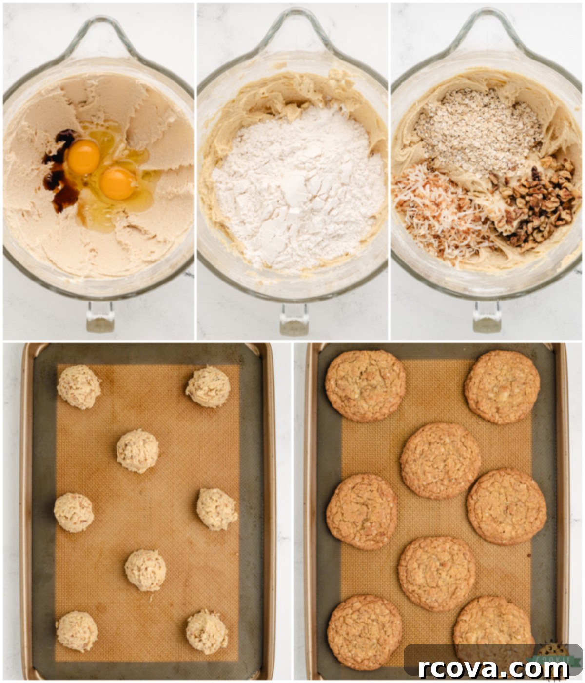 Tropical Toasted Coconut Treats 3 how to make toasted coconut cookies